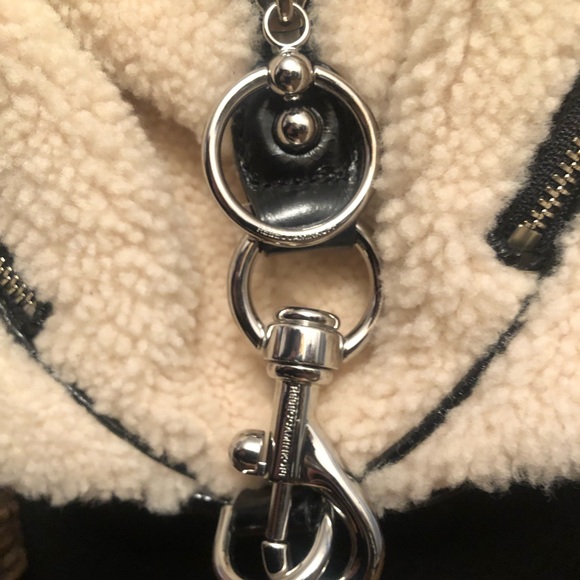 🚨PRICE DROP🚨 Rebecca Minkoff Genuine Shearling & Leather Julian Backpack - Picture 6 of 15